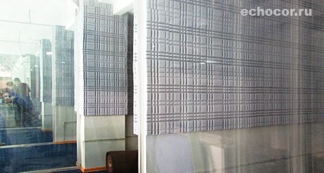 Панели ЭхоКор в комментаторских кабинах Ледового дворца Панели ЭхоКор в комментаторских кабинах Ледового дворца
