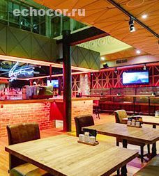 Акустические панели ЭхоКор в ресторане Акустические панели ЭхоКор в ресторане